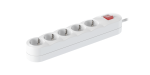 Удлинитель CADUCEUS ALING с выключателем, 5х16А, 250В~, 3м