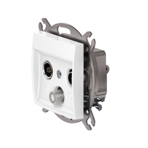 Розетка скрытой установки CADUCEUS ALING PRESTIGE антенная TV/FM/SAT, оконечная, механизм