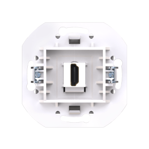 Розетка скрытой установки CADUCEUS ALING PRESTIGE с модулем Keystone HDMI тип A-A, механизм