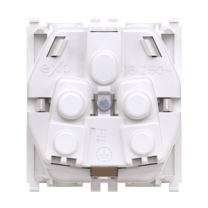 Розетка электрическая антибактериальная CADUCEUS ALING EXPERIENCE для скрытой проводки, модульная, механизм, 16А, 250В~