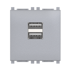 Розетка USB 2.0 тип А CADUCEUS ALING EXPERIENCE для скрытой проводки, для зарядки 2-х устройств