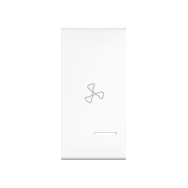 Клавиша CADUCEUS ALING EXPERIENCE, 1М, с символом «вентилятор», с индикаторным окошком