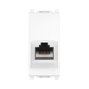 Розетка CADUCEUS ALING EXPERIENCE компьютерная, с модулем Keystone RJ45 8P8C cat.5e, UTP, модульная, для скрытой проводки, механизм