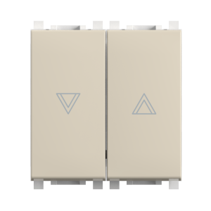 Выключатель встраиваемый CADUCEUS ALING EXPERIENCE для рольставней/жалюзи, кнопочный, 16А, 250В~