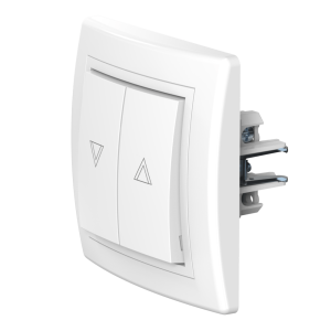 Выключатель скрытой установки CADUCEUS ALING PRESTIGE кнопочный для жалюзи/рольставней, 10А, 250В~