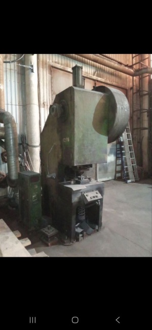 Пресс однокривошопный простого действия