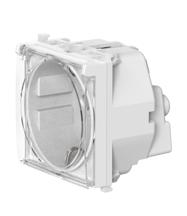 Розетка CADUCEUS ALING EXPERIENCE электрическая, модульная с крышкой, для скрытой проводки, механизм, 16А, 250 В~