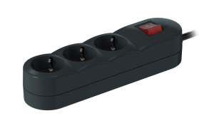 Удлинитель CADUCEUS ALING с выключателем, 3х16А, 250В~, 1,5м