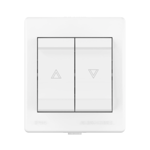 Выключатель двухклавишный CADUCEUS ALING POWER для открытой проводки, для жалюзи, 16А, 250В~
