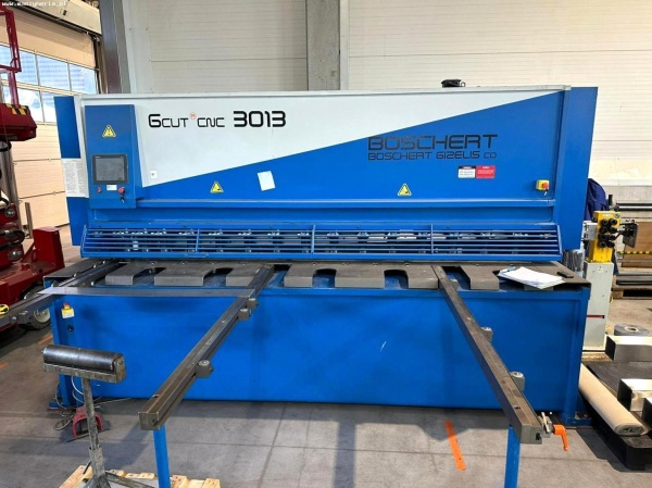 Гидравлические гильотинные ножницы BOSCHERT GIZELIS G-CUT 3013 CNC