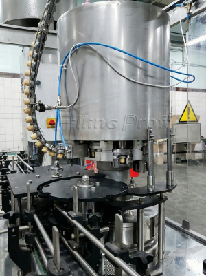 Автомат укупорочный роторный Камю, 7000 бут/ч