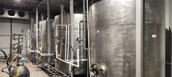 Аппарат дображивания 5000 л (AISI 304, 2 бар) в наличии 4 шт