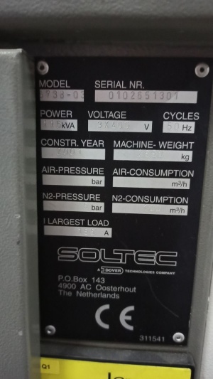 Печь конвекционной пайки VITRONICS SOLTEC Quantis PRO 6738