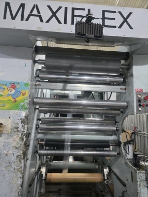 8-ми цветная флексографская печатная машина с центральным барабаном 2009 г.в