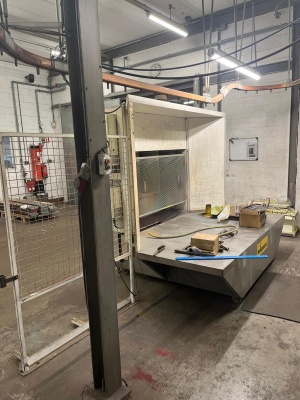 Автоматическая линия порошковой окраски BONDERITE Indufinish 1996 г. конвейер 154 м для пружин или других изделий