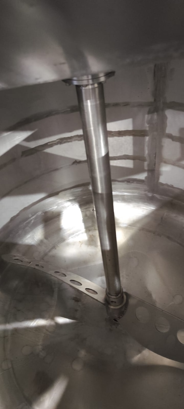 Заторный аппарат 1300 л (AISI 304, паровая рубашка)