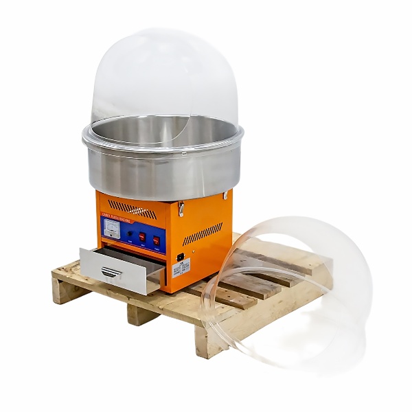 Аппарат для сахарной ваты Hurakan HKN-C2 + 2 купола HKN-PC530C