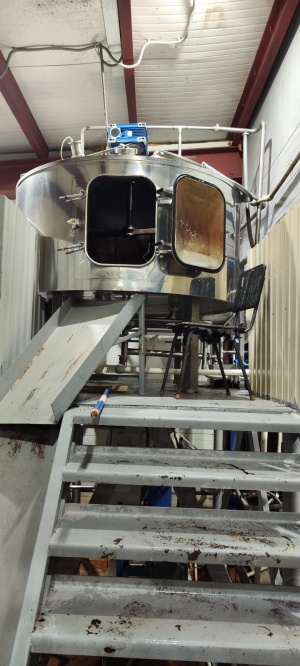 Фильтрационный аппарат (Фильтр-чан) 1700 л AISI 304, паровая рубашка, грабли, съемные сита