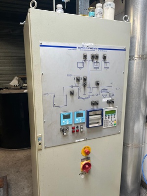 Автоматическая линия порошковой окраски BONDERITE Indufinish 1996 г. конвейер 154 м для пружин или других изделий