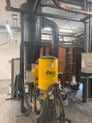 Автоматическая линия порошковой окраски BONDERITE Indufinish 1996 г. конвейер 154 м для пружин или других изделий