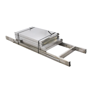 Стеллаж из нержавеющей стали 1970х600х1790 (2-секц., в разборе)