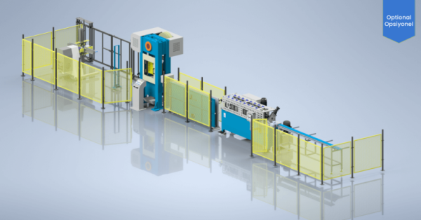 ПОЛНОСТЬЮ АВТОМАТИЗИРОВАННАЯ ЛИНИЯ УПАКОВКИ ГИПСОКАРТОННЫХ ПРОФИЛЕЙ