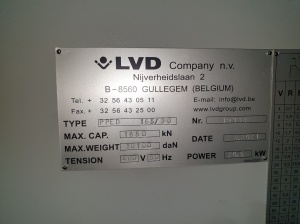 LVD PPED 165 / 30 пресс листогибочный (листогиб) с ЧПУ 6 осей 2021г.в