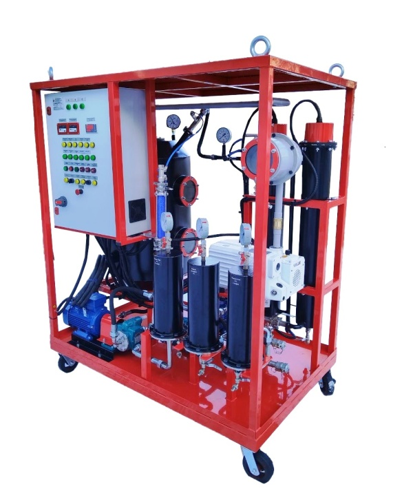 Очистка турбинного масла установкой СОМ 1, 6