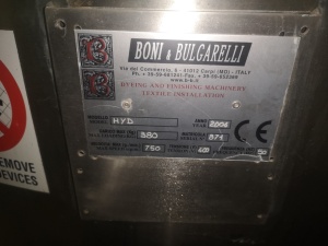 Оборудование промышленное для покраски тканей и пряжи