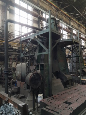 Молот штамповочный паровоздушный МВ 2145 в комплекте с шаботом