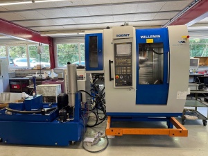 Обрабатывающий пятиосевой центр WILLEMIN 508 c ЧПУ FANUK 31I