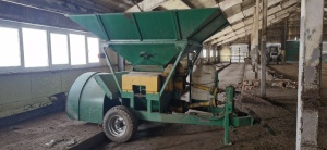 Плющилка влажного зерна пз-30