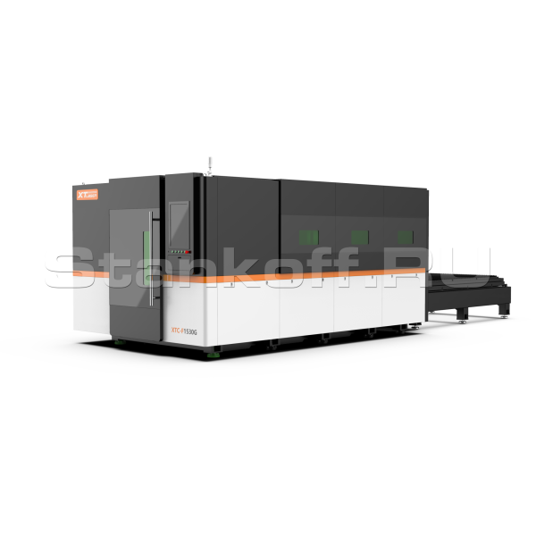 Оптоволоконный лазерный станок в защитной кабине XTC-1530G/6000 Reci