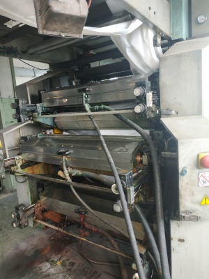 Машина флексографской печати с центральным барабаном 6 цветов SATURNO 1200