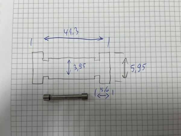 Штифт нержавеющий (заготовка) Ф4
