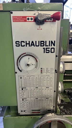Токарно-винторезный станок Schaublin 150