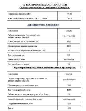 Упаковочная термоусадочная линия