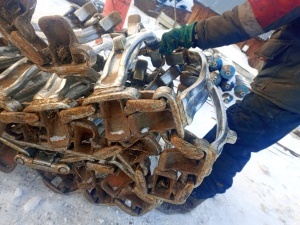 Гусеницы CLARK 710 на Харвестер и Форвардер