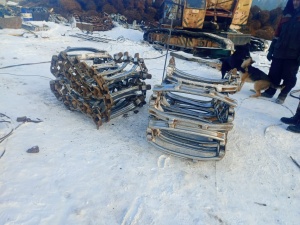 Гусеницы CLARK 710 на Харвестер и Форвардер