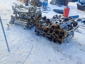 Гусеницы CLARK 710 на Харвестер и Форвардер