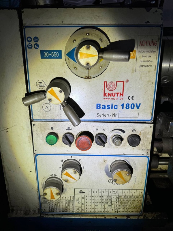 Токарно-винторезный Knuth Basic 180 V