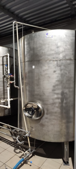 Аппарат дображивания 5000 л (AISI 304, 2 бар) в наличии 4 шт