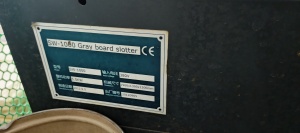 Станок для выборки пазов в сером картоне (Gray board slotter/Grooving machine)