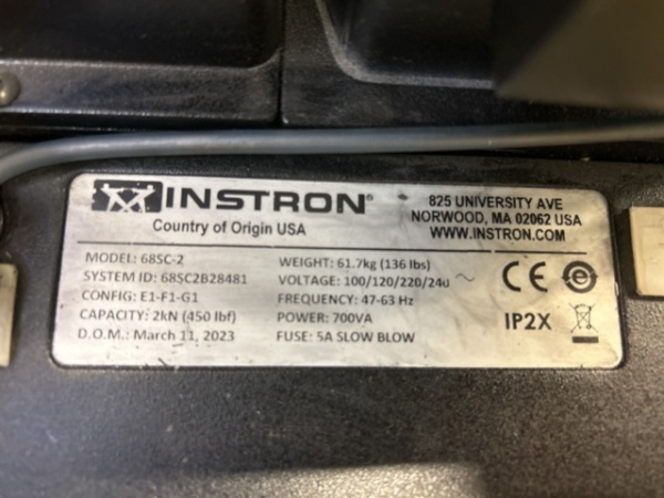 Испытательная машина на растяжение - Instron 68SC-2