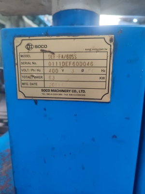 Двухсторонний фаскосъёмный станок soko