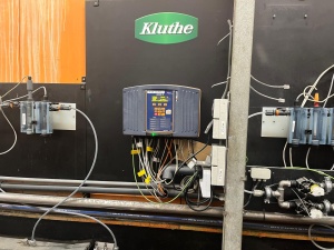 Автоматическая линия порошковой окраски BONDERITE Indufinish 1996 г. конвейер 154 м для пружин или других изделий