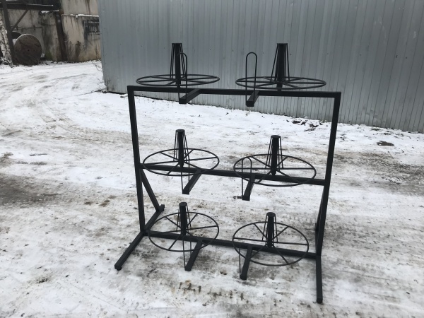 Стеллаж для кабельных бухт СКБ 6-0,5-30