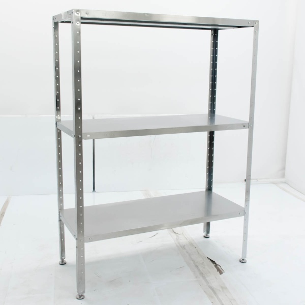 Стеллаж из нержавеющей стали 1200х300х1800 (3 полки) (в разборе)