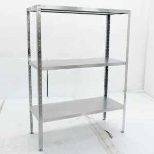 Стеллаж из нержавеющей стали 1200х300х1800 (3 полки) (в разборе)