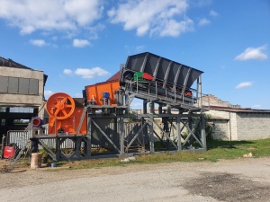 Установка дробления АД-110 с щековой дробилкой 100 м3/ч